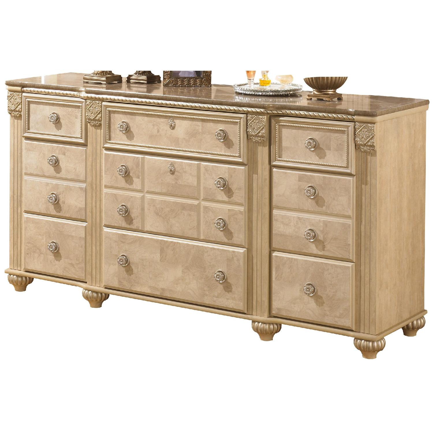 Ashley's Saveaha Classic Dresser in Light Beige - image-1