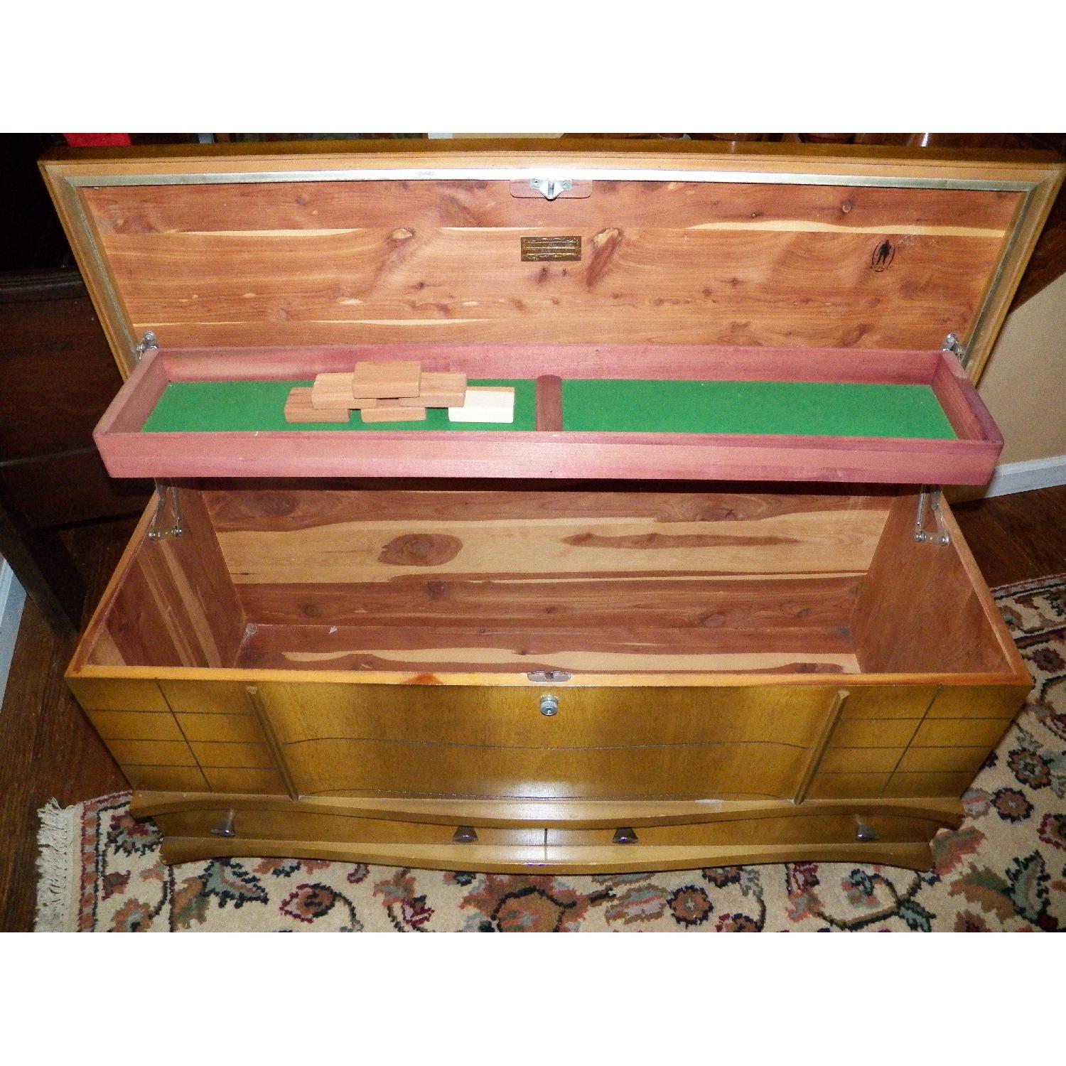 Blond Mahogany Mid-Century Cedar Chest - image-2