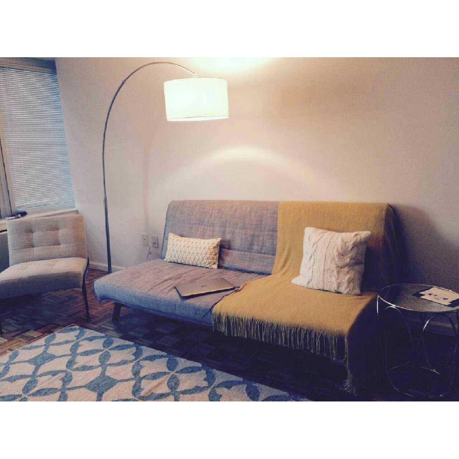 Ikea Beddinge Lovas Gray Sleeper Sofa Bed - image-2