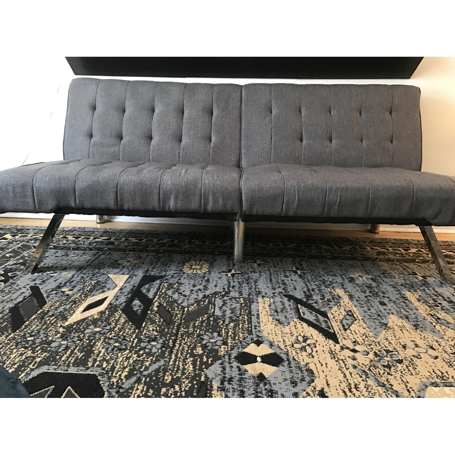 Dorel Home Products Emily Futon in Gray - image-1