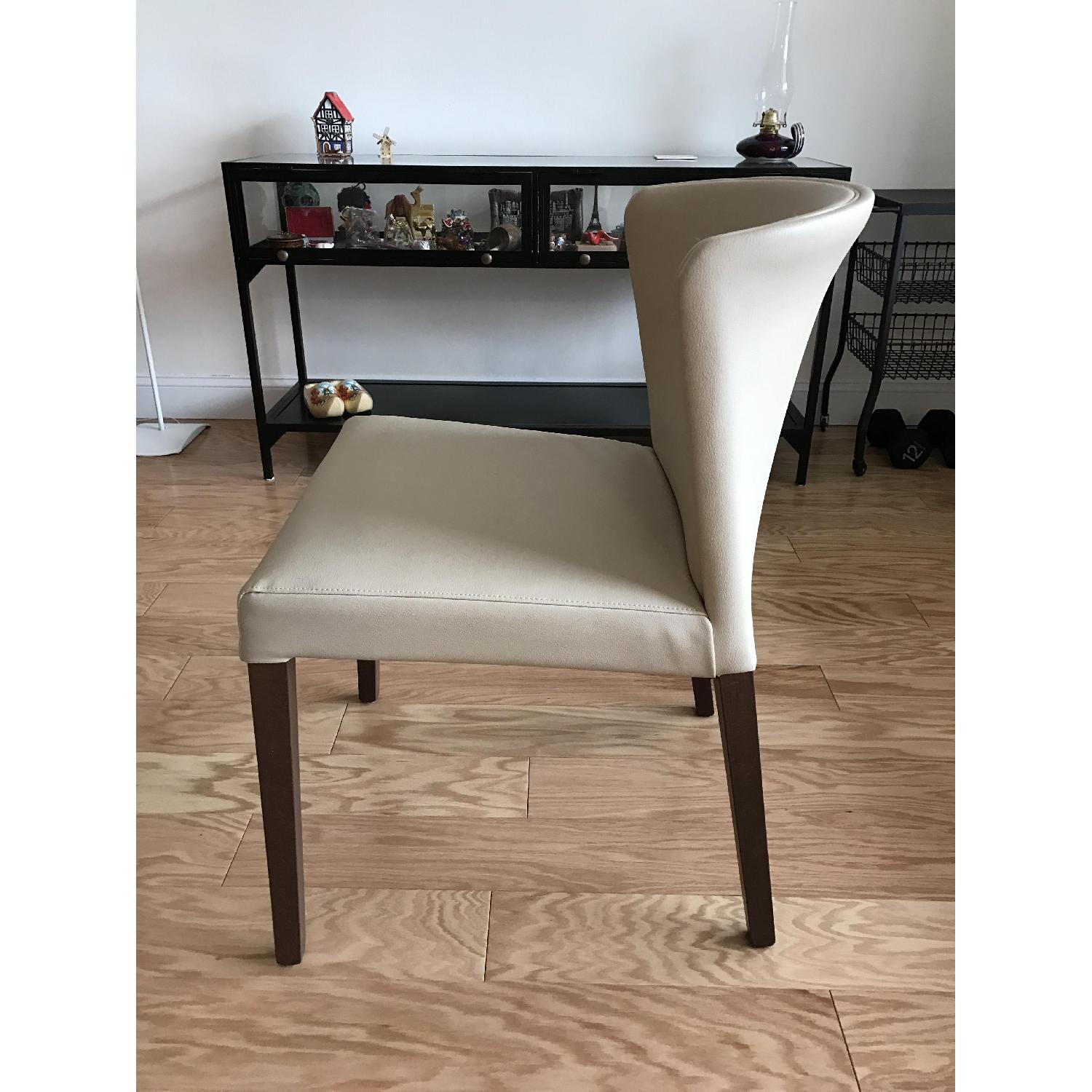 Crate & Barrel Curran Crema Dining Chair - image-4