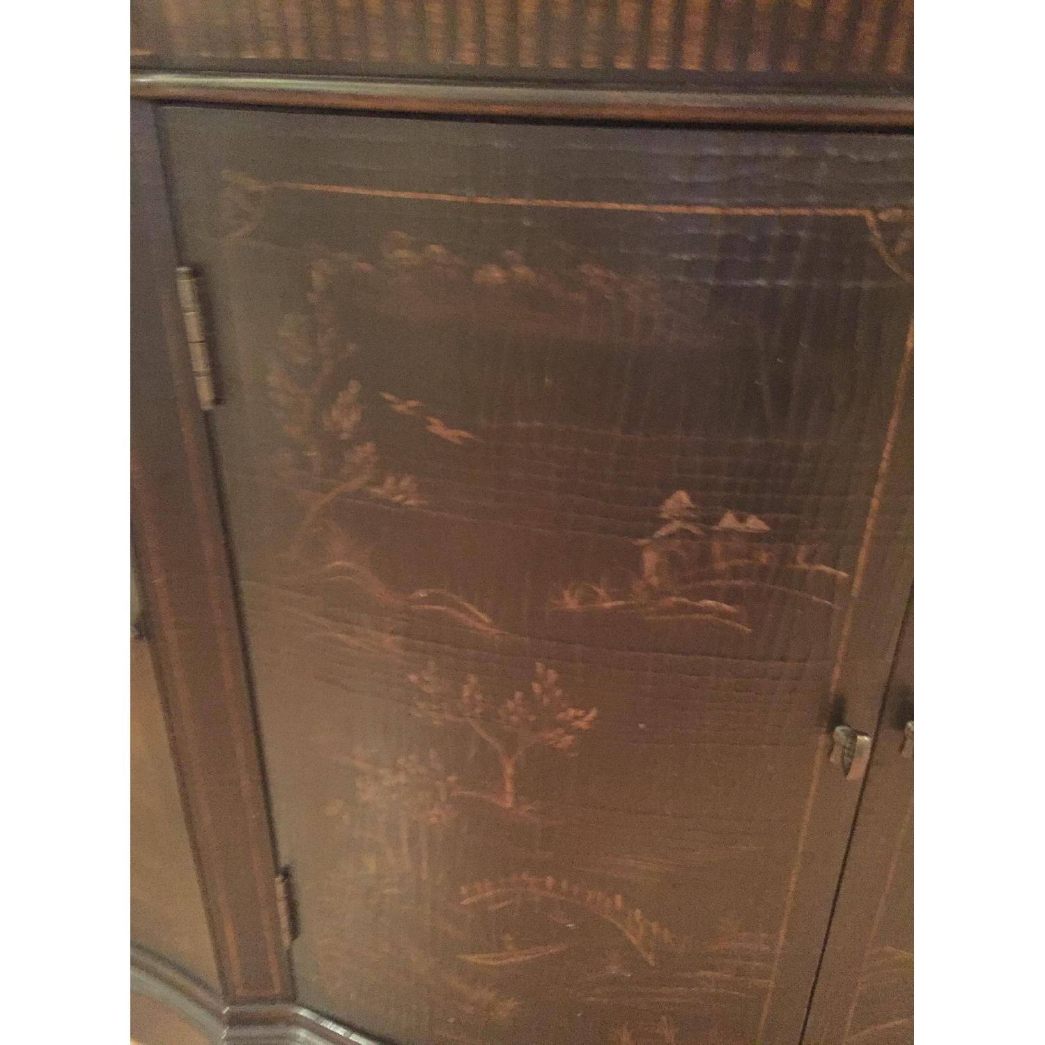 Ethan Allen Vivianne Serpentine Console - image-1