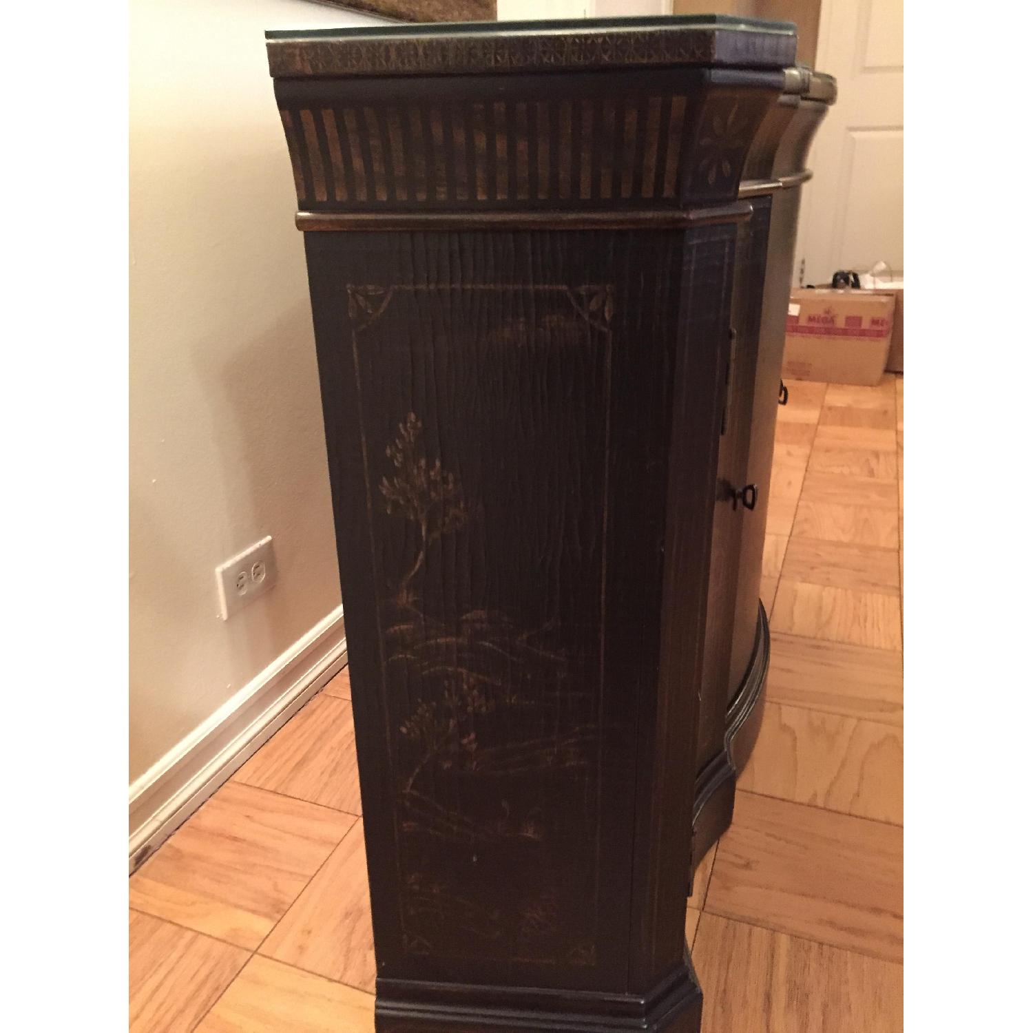 Ethan Allen Vivianne Serpentine Console - image-2