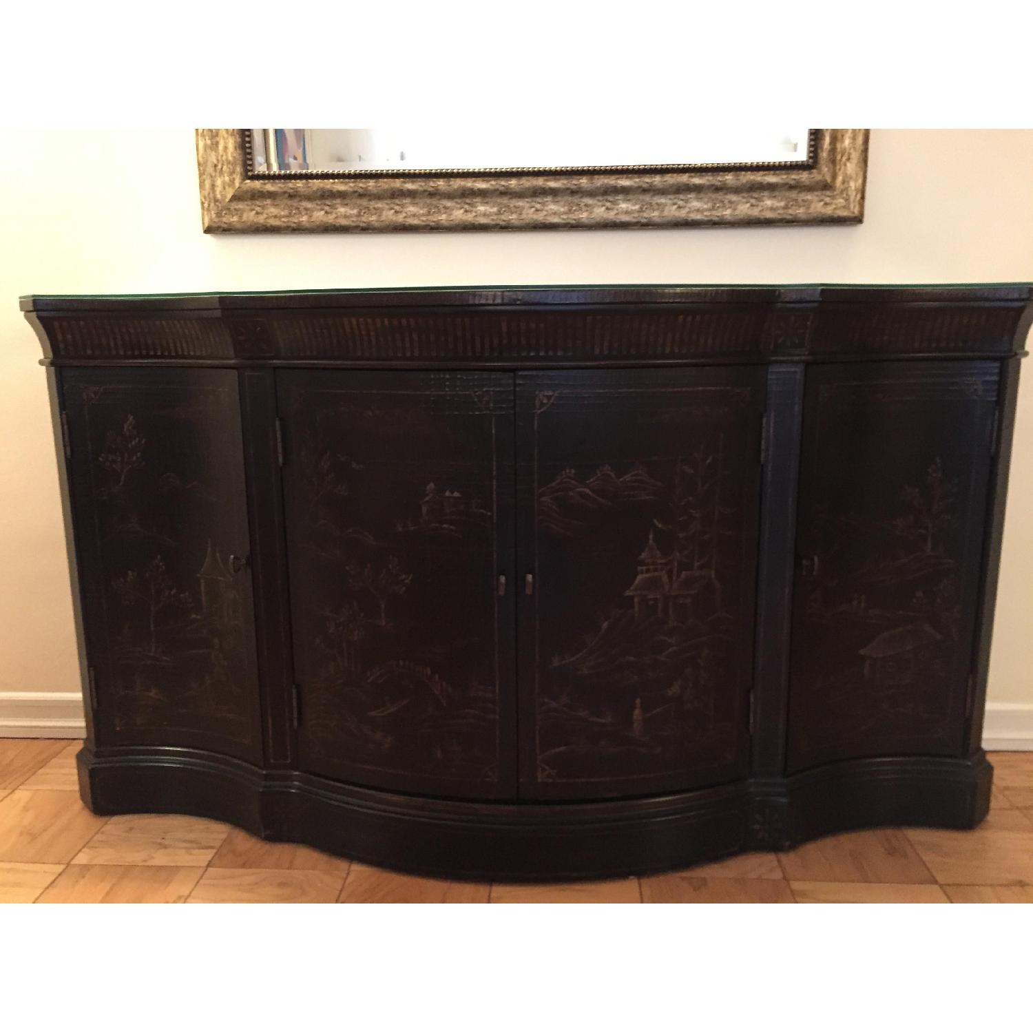 Ethan Allen Vivianne Serpentine Console - image-4