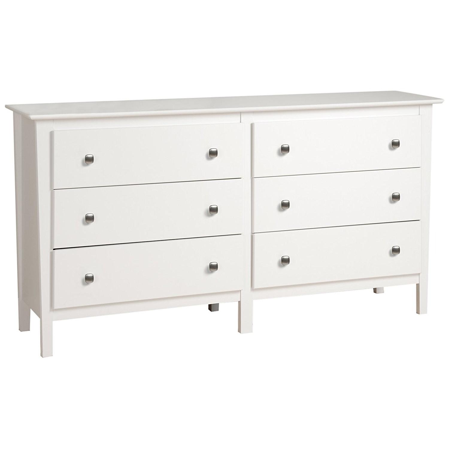 Prepac Manufacturing Berkshire 6 Drawer Dresser in White - image-2