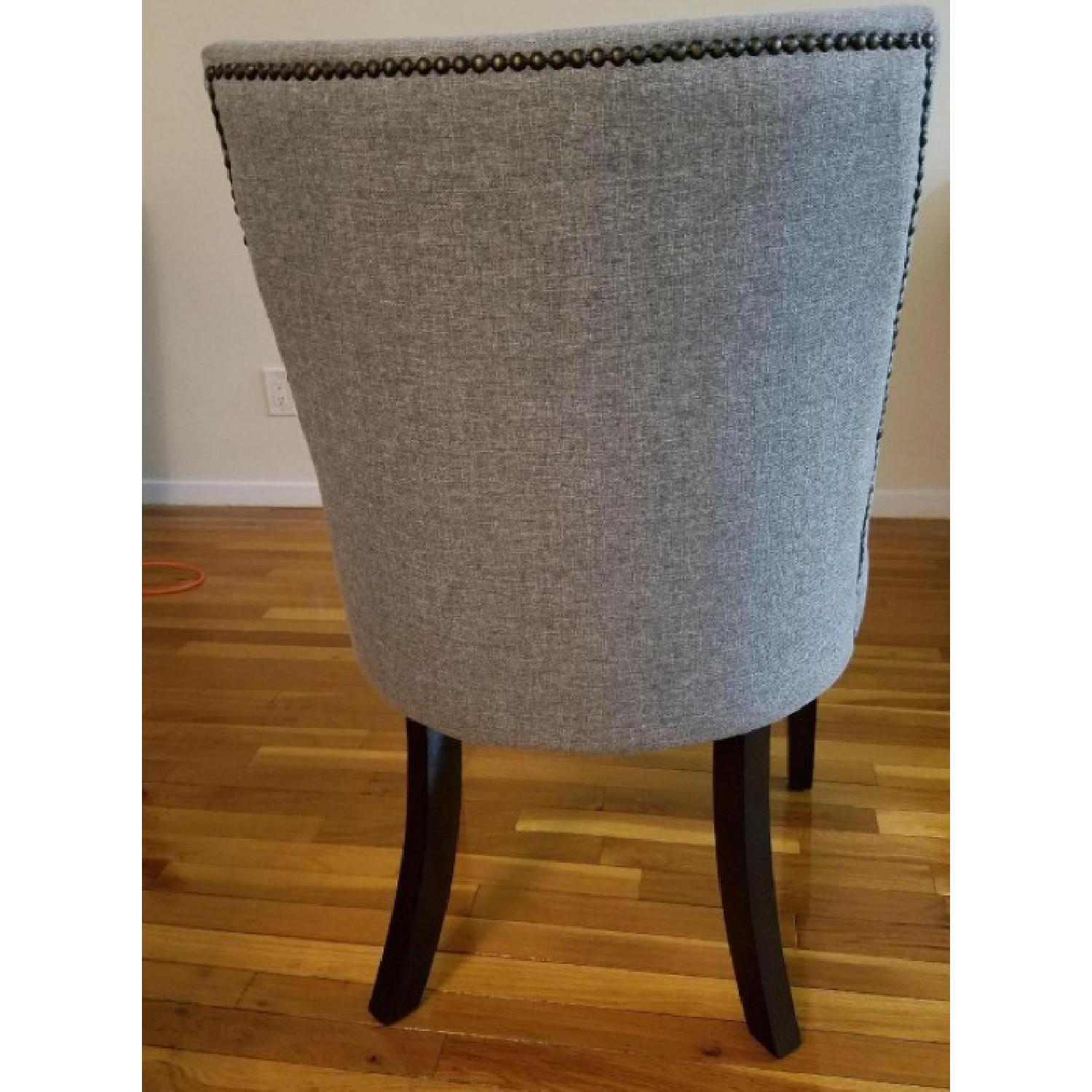 Homelegance Grey Dining Chairs w/ Nailhead Trim - image-1