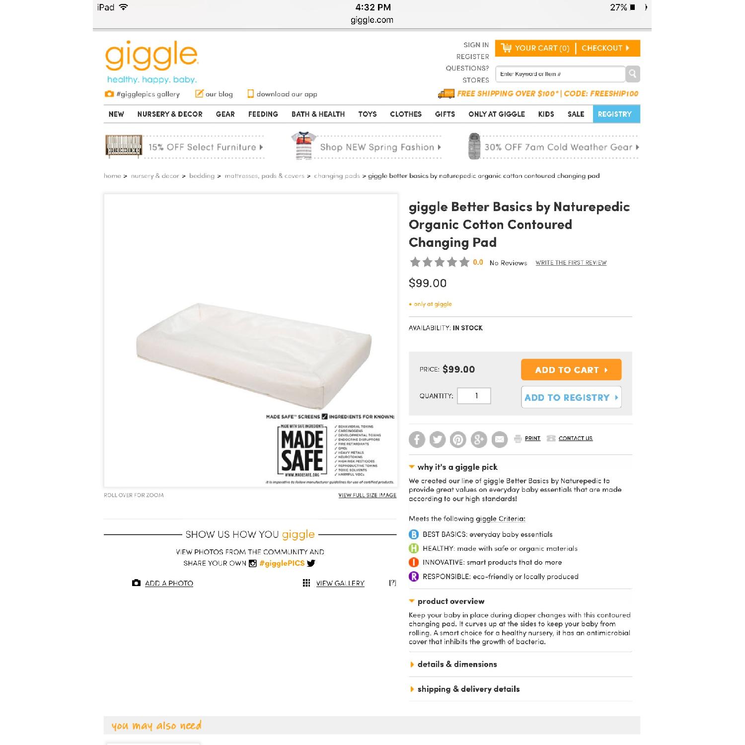 Giggle Troll Harper Changing Table - image-7