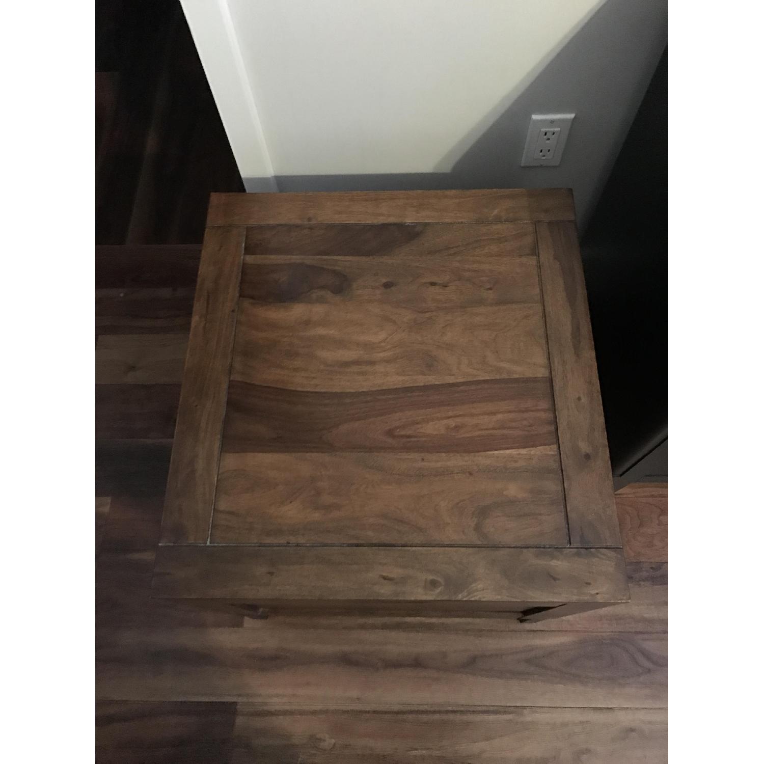 Crate & Barrel Wood Side Table - image-7