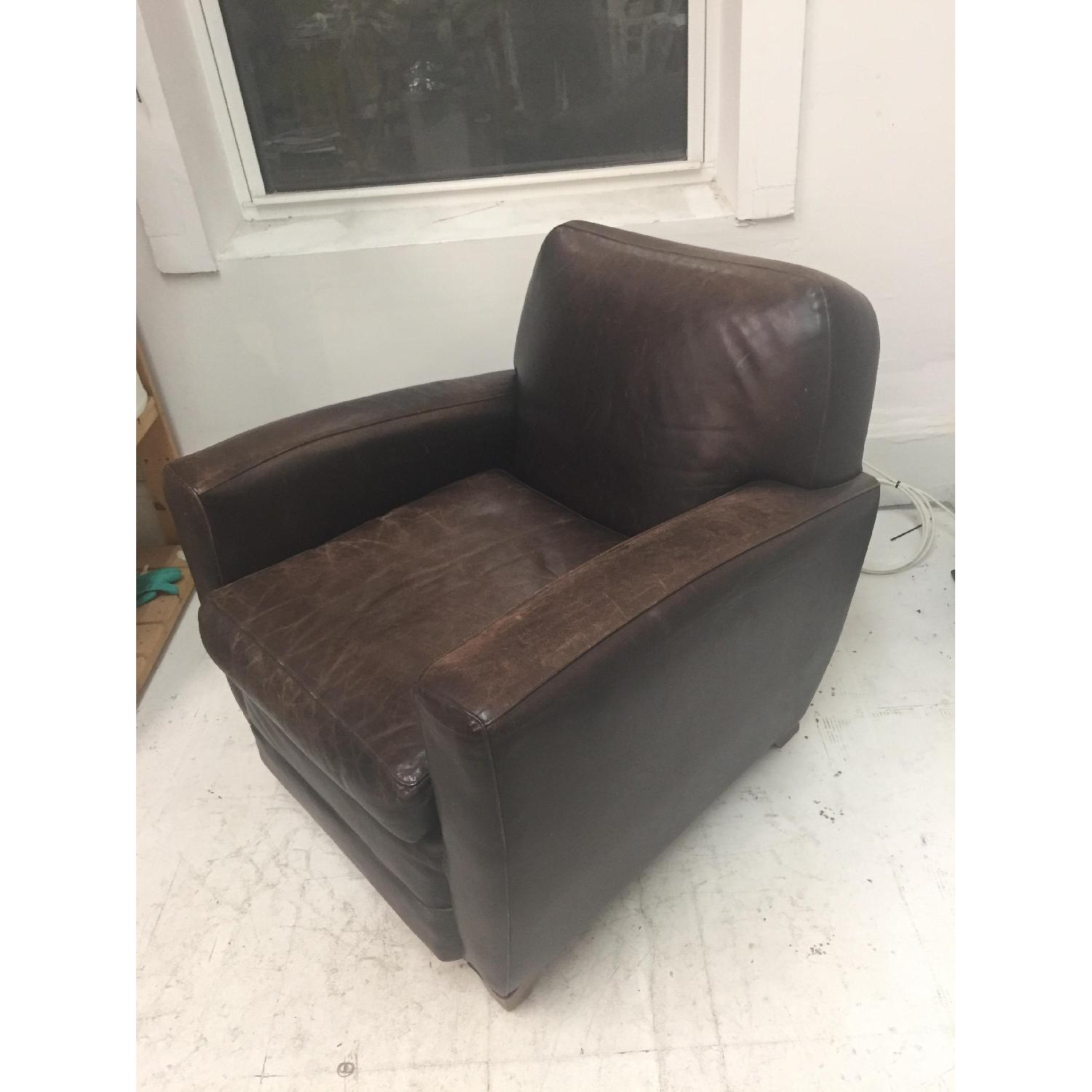 Mitchell Gold + Bob Williams Leather Club Chair - image-2