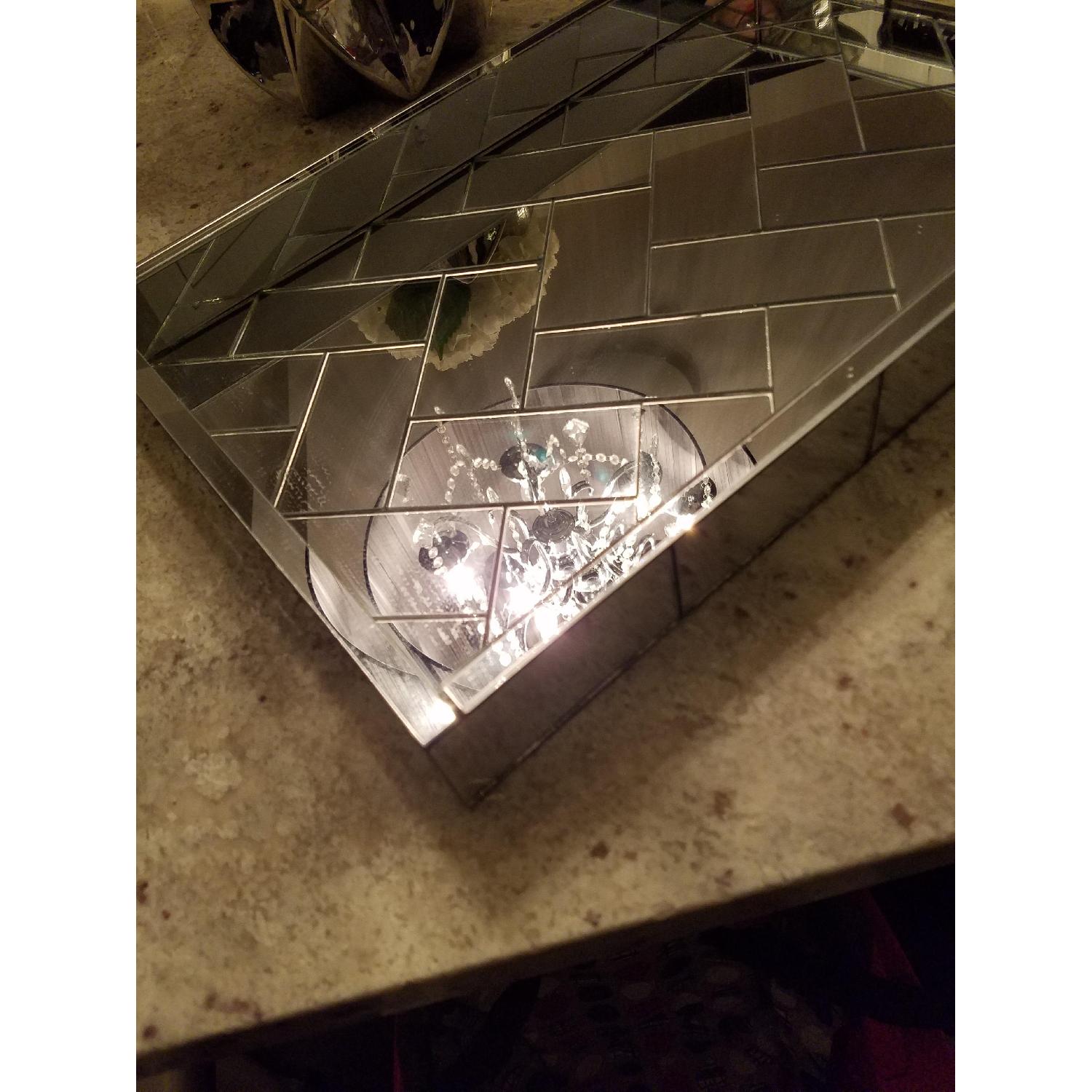 Three Hands Mirrored Tray - image-2