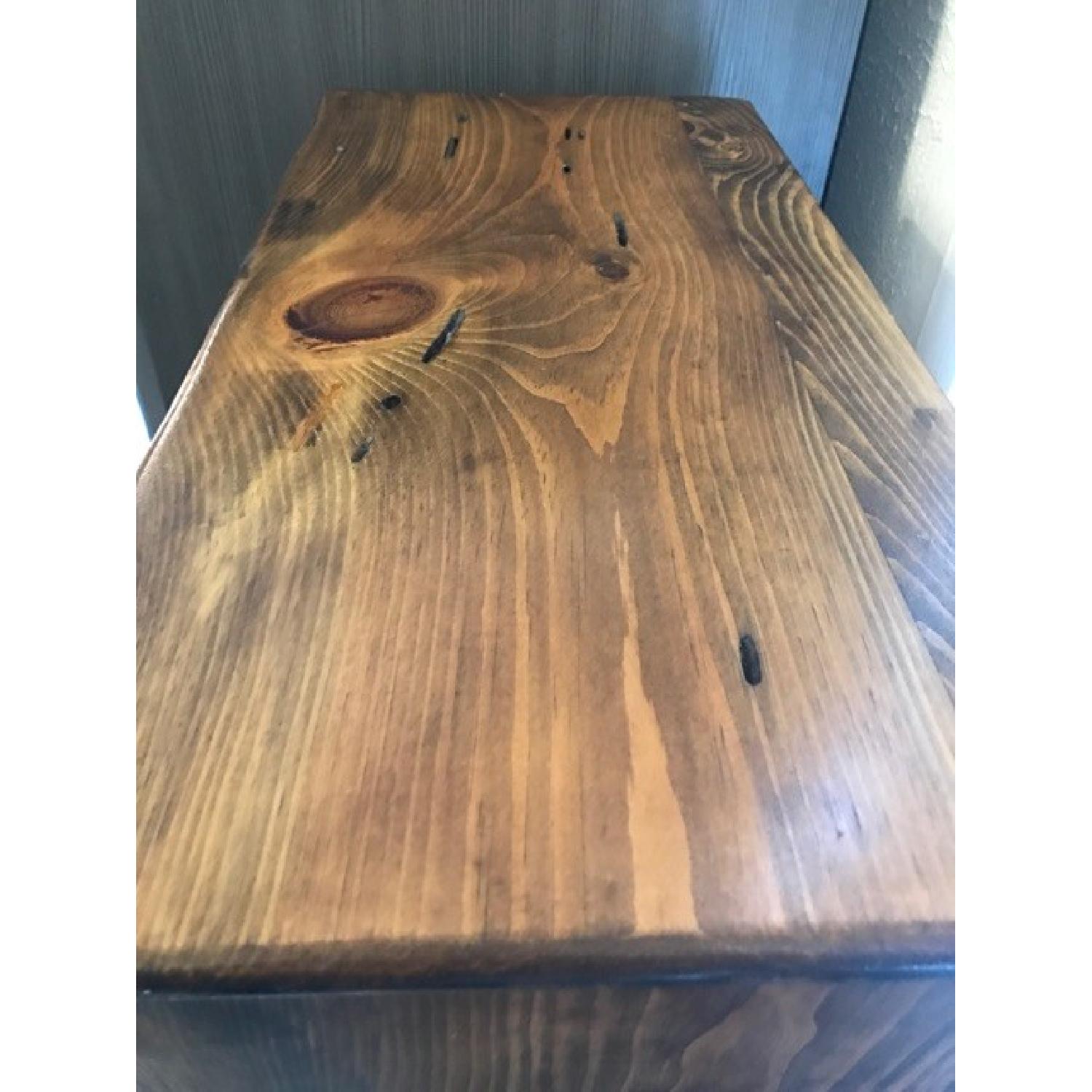 Reclaimed Pine & Tin Paneled Cabinet - image-5