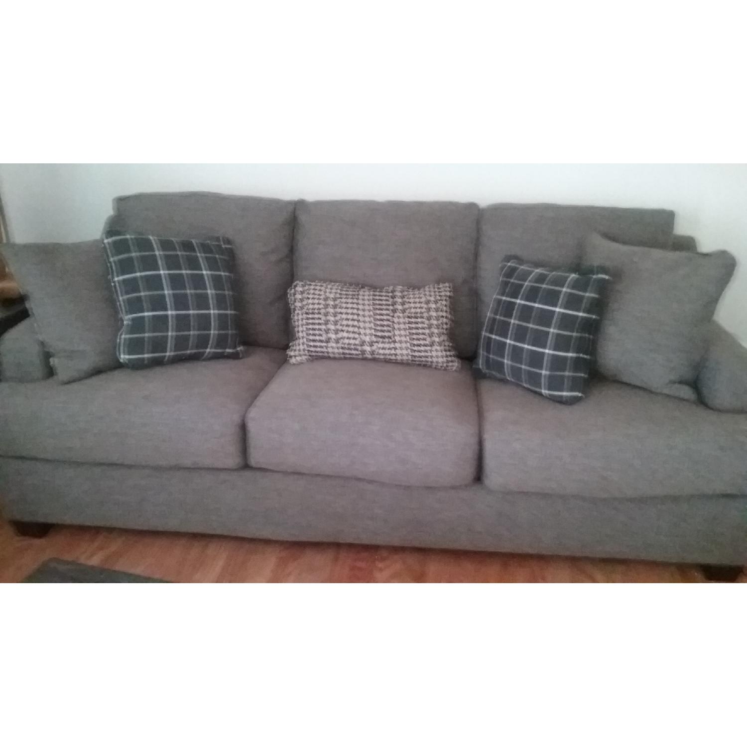 Ashley's Gypsum Charcoal Sofa - image-1