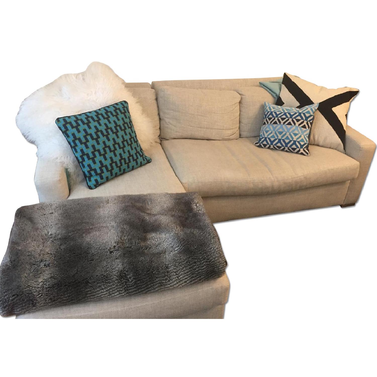 Restoration Hardware L-Shape Sofa - image-5