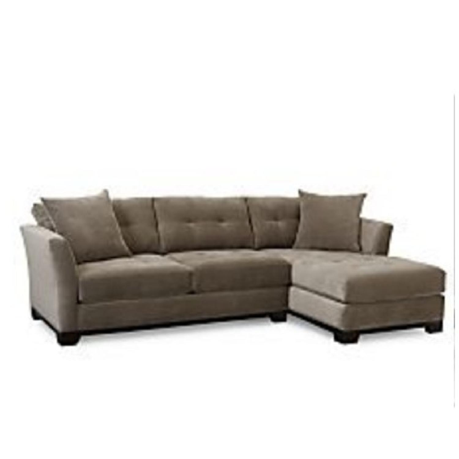Chaise Sectional Sofa & Storage Ottoman - image-1