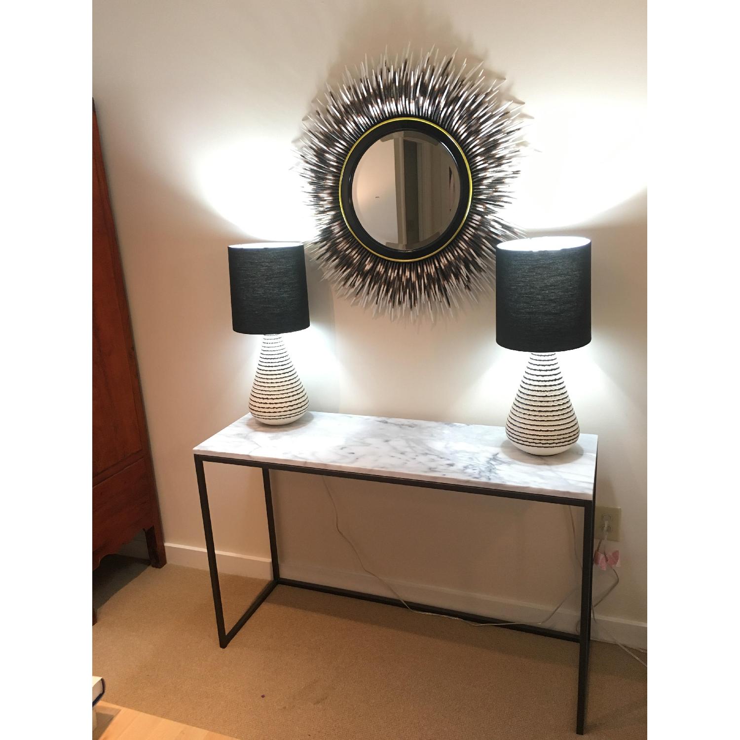 West Elm Box Frame Console Table - AptDeco
