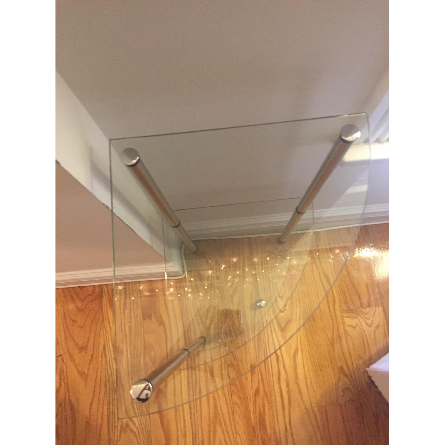 3 Tier Glass Corner Shelf - image-1