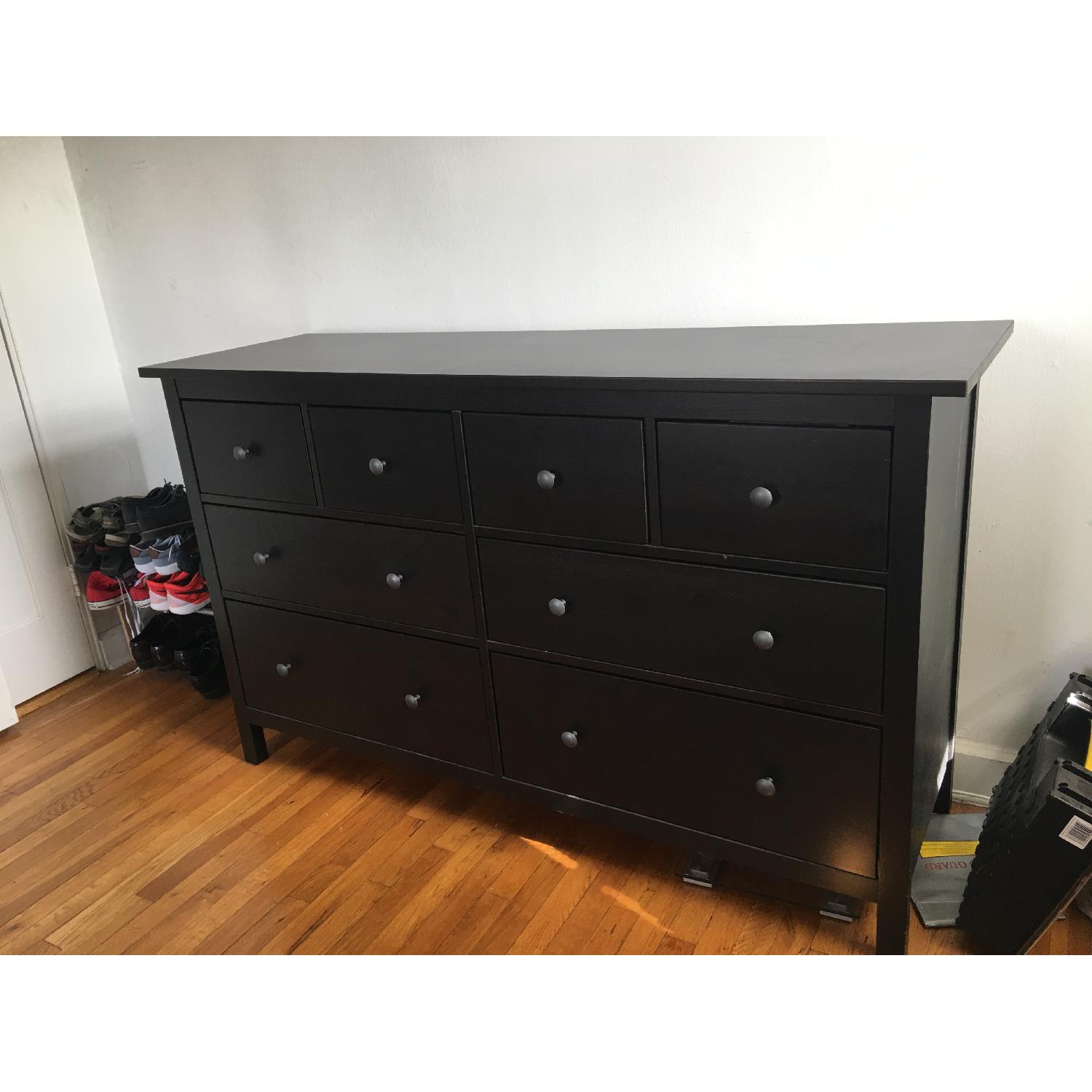 Ikea Hemnes 8-Drawer Dresser in Black-Brown - image-3