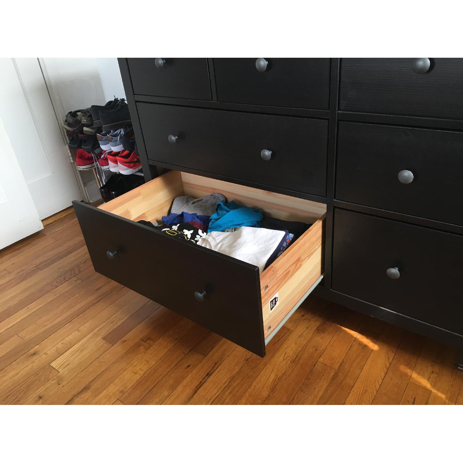 Ikea Hemnes 8-Drawer Dresser in Black-Brown - image-5