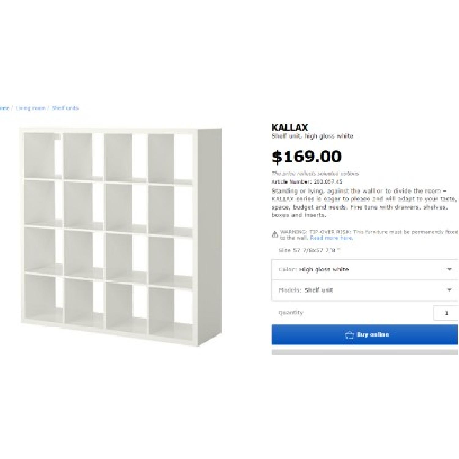 Ikea Kallax Shelving Unit AptDeco