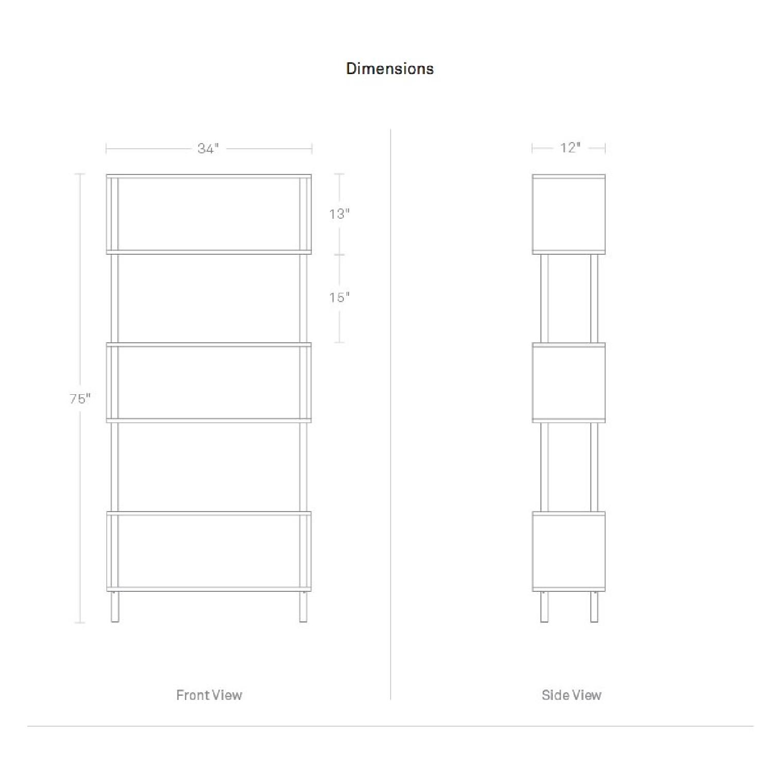 Blu Dot Chicago Series Bookcase/3 Box Shelf - image-7