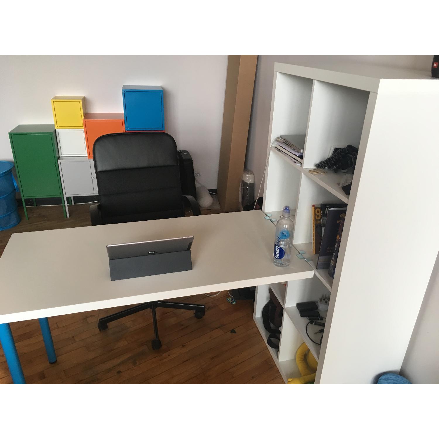 Ikea Desk w/ Hutch & Chair - image-2
