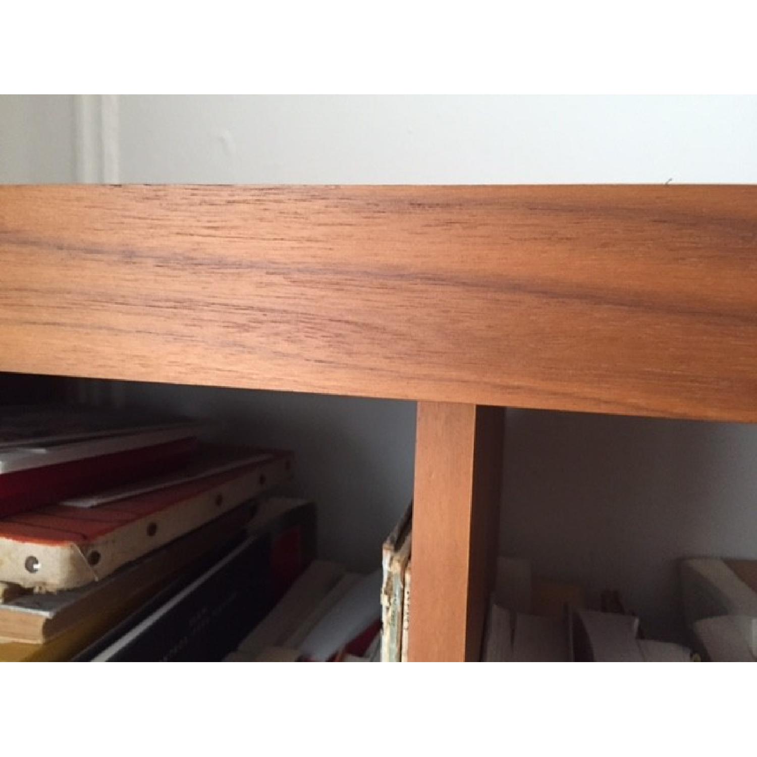 Cherry Wood Veneer Bookshelf - image-2