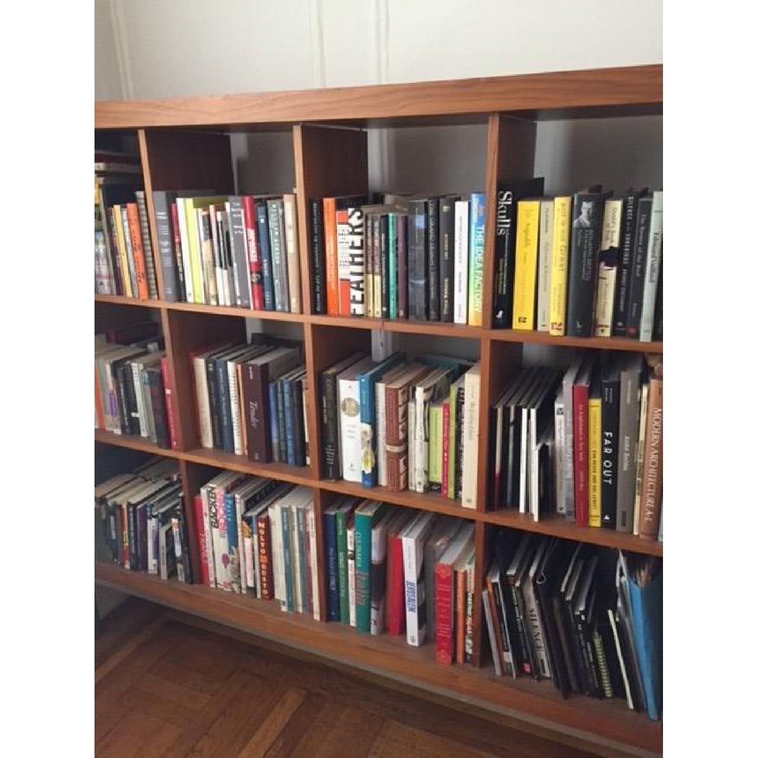 Cherry Wood Veneer Bookshelf - image-7