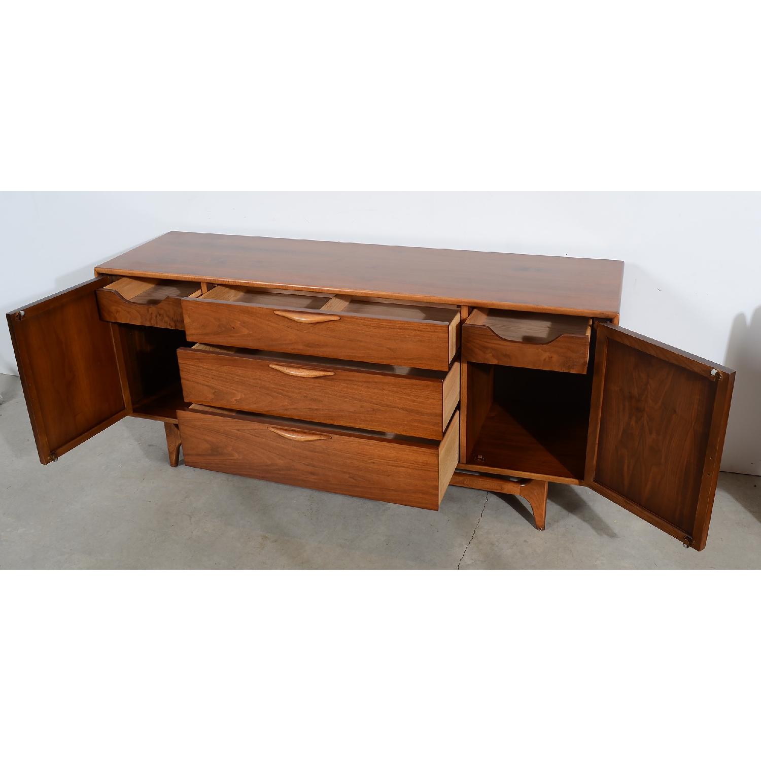 Lane Perception Walnut Mid Century Modern Credenza - image-5