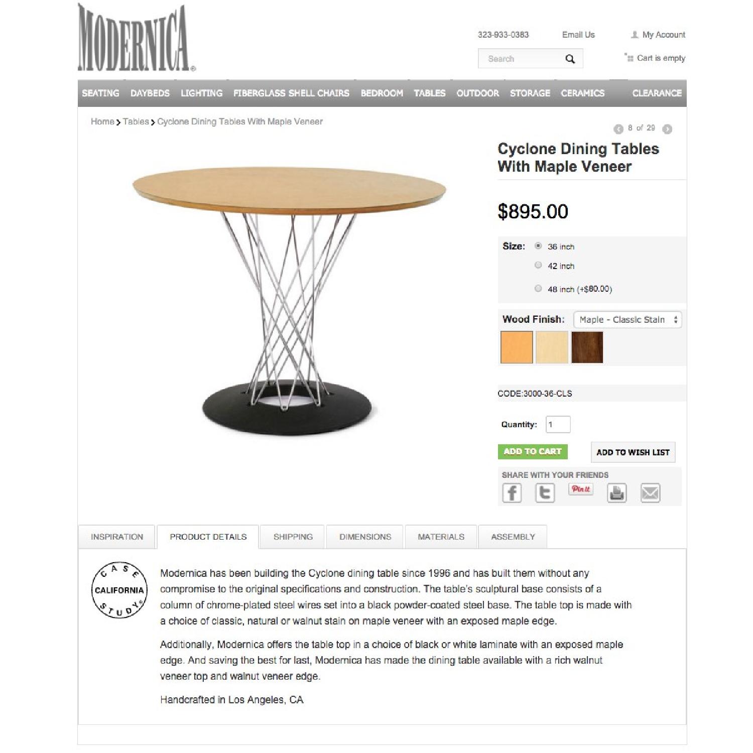 Modernica Cyclone Dining Table - image-10
