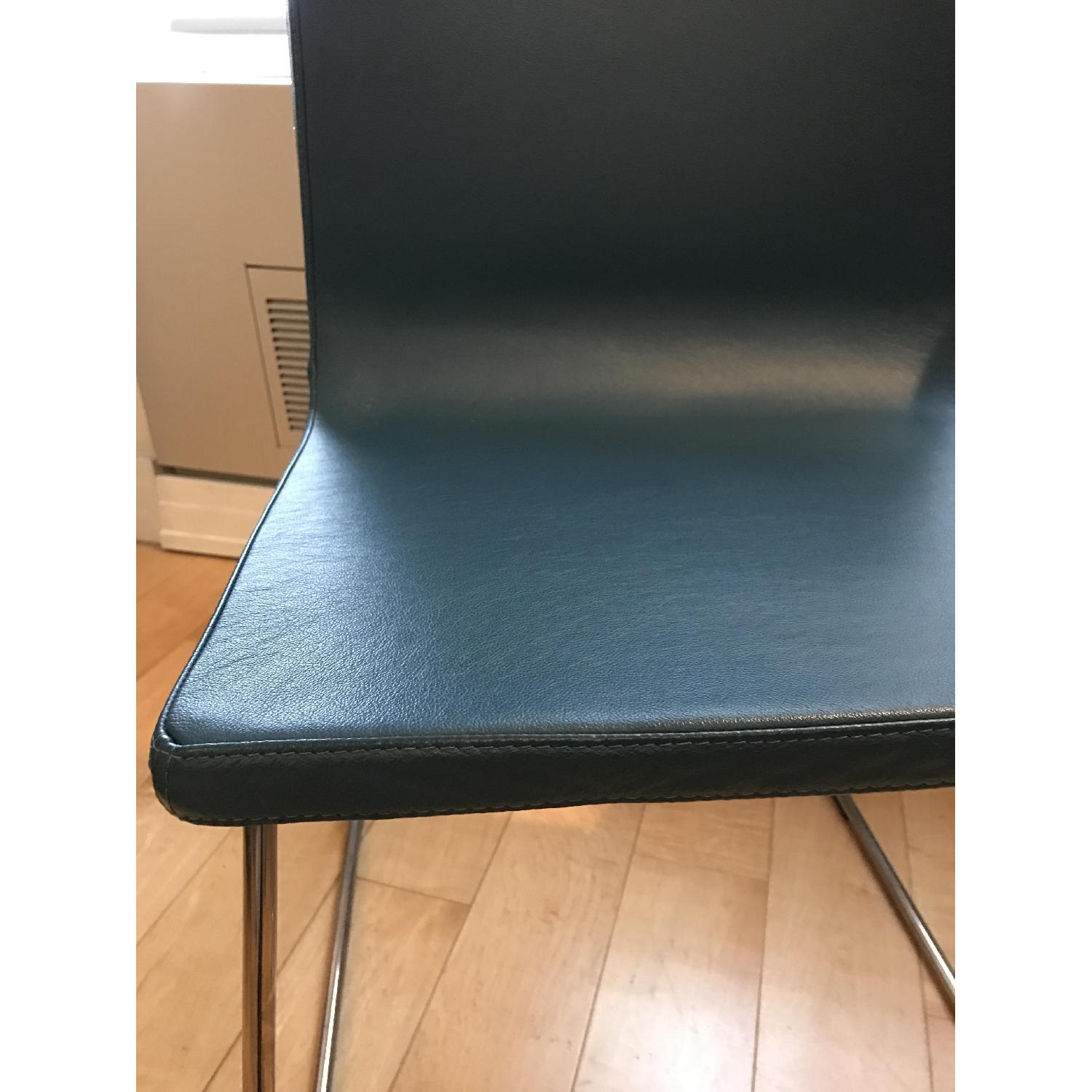 Ikea Bernhard Chrome Plated Leather Chairs - image-3