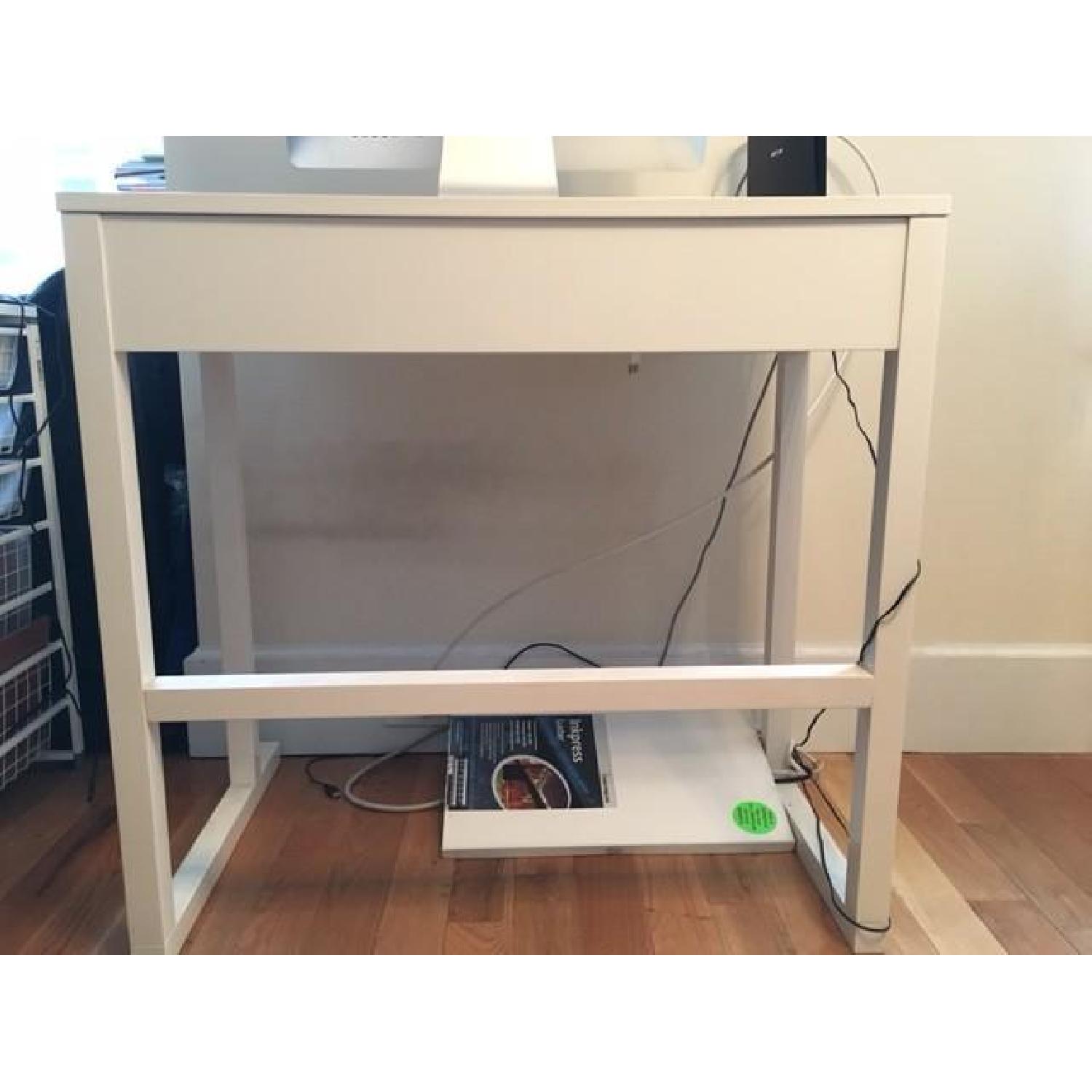 West Elm Computer Table w/ Pull Out Keyboard Drawer - image-4