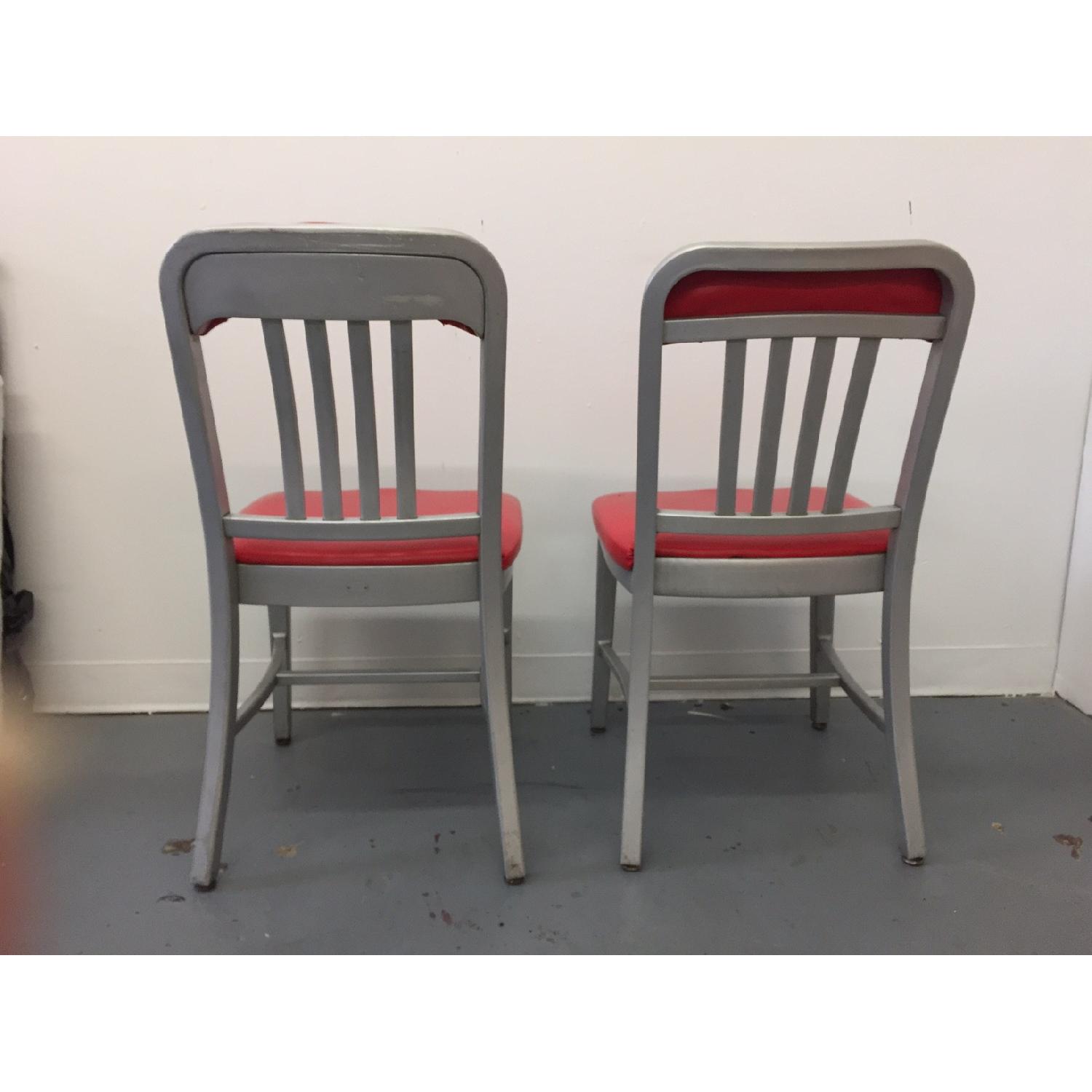 Vintage 1959 Emeco Aluminum Navy & 1958 GoodForm Chairs - image-2