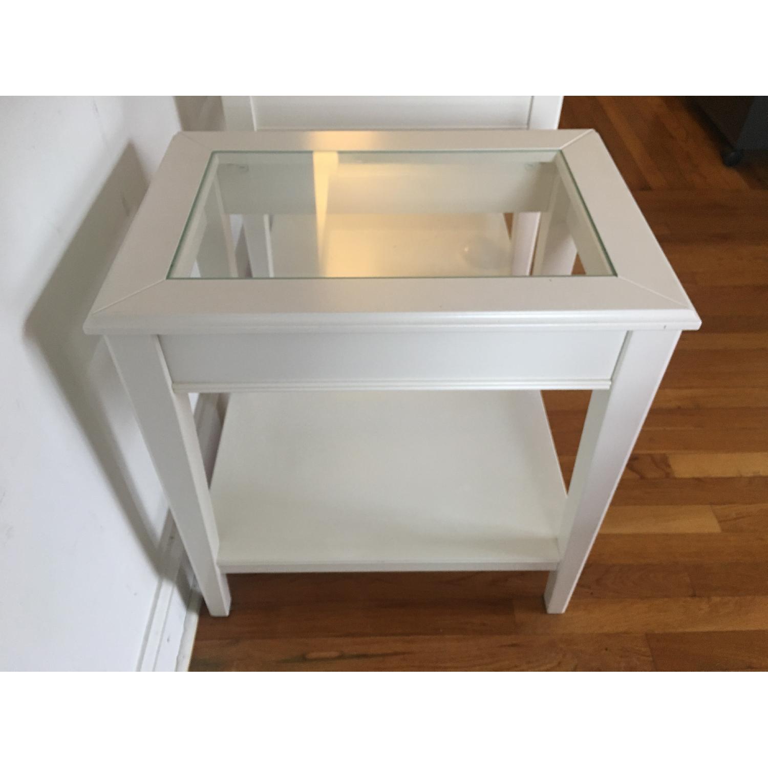 Ikea Liatorp Glass Side Tables in White - image-9