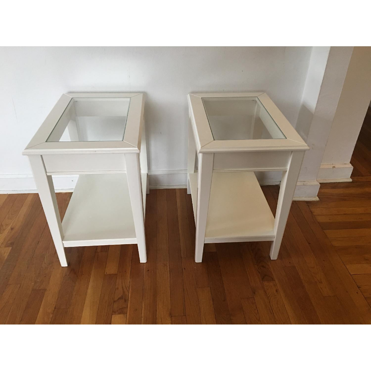 Ikea Liatorp Glass Side Tables in White - image-10