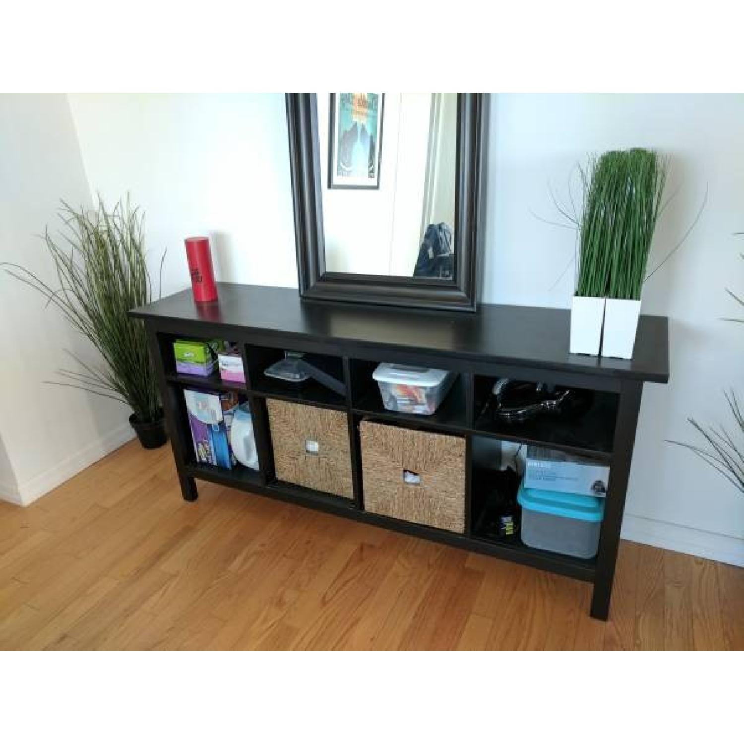 Ikea Black Storage Table - image-1