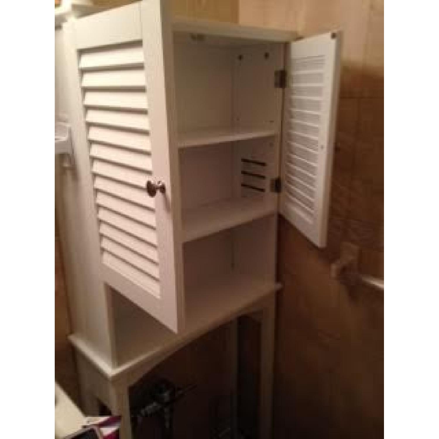 Bed Bath & Beyond Standing Bathroom Cabinet Wall Shelf - image-2