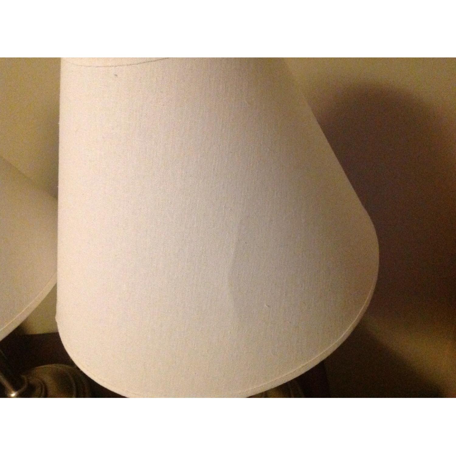 Pottery Barn Bedside Table Lamp w/ Shade - image-6