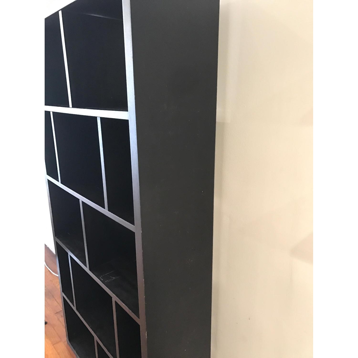 West Elm Rectangle Cutout Bookcase in Chocolate/Brown - image-2