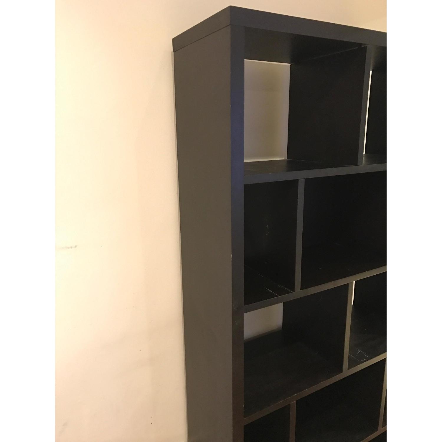 West Elm Rectangle Cutout Bookcase in Chocolate/Brown - image-3