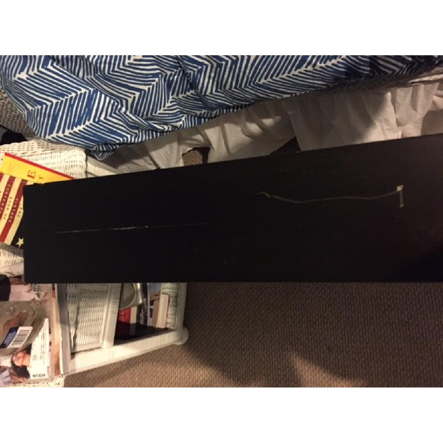 Pier 1 Queen Size Bed Frame w/ Headboard & Footboard - image-1