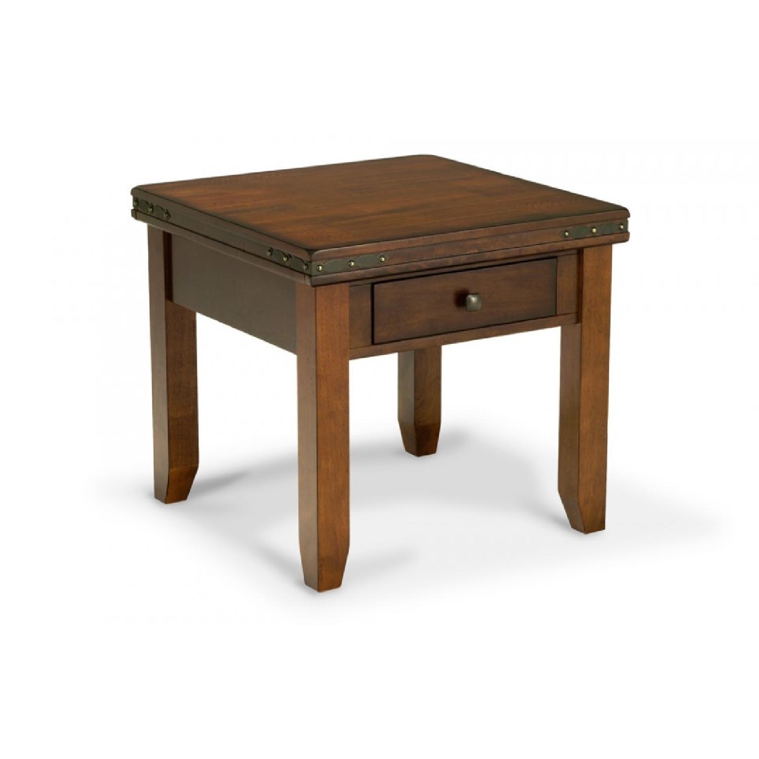 Bob's Wooden Coffee Table + Side Table - image-2