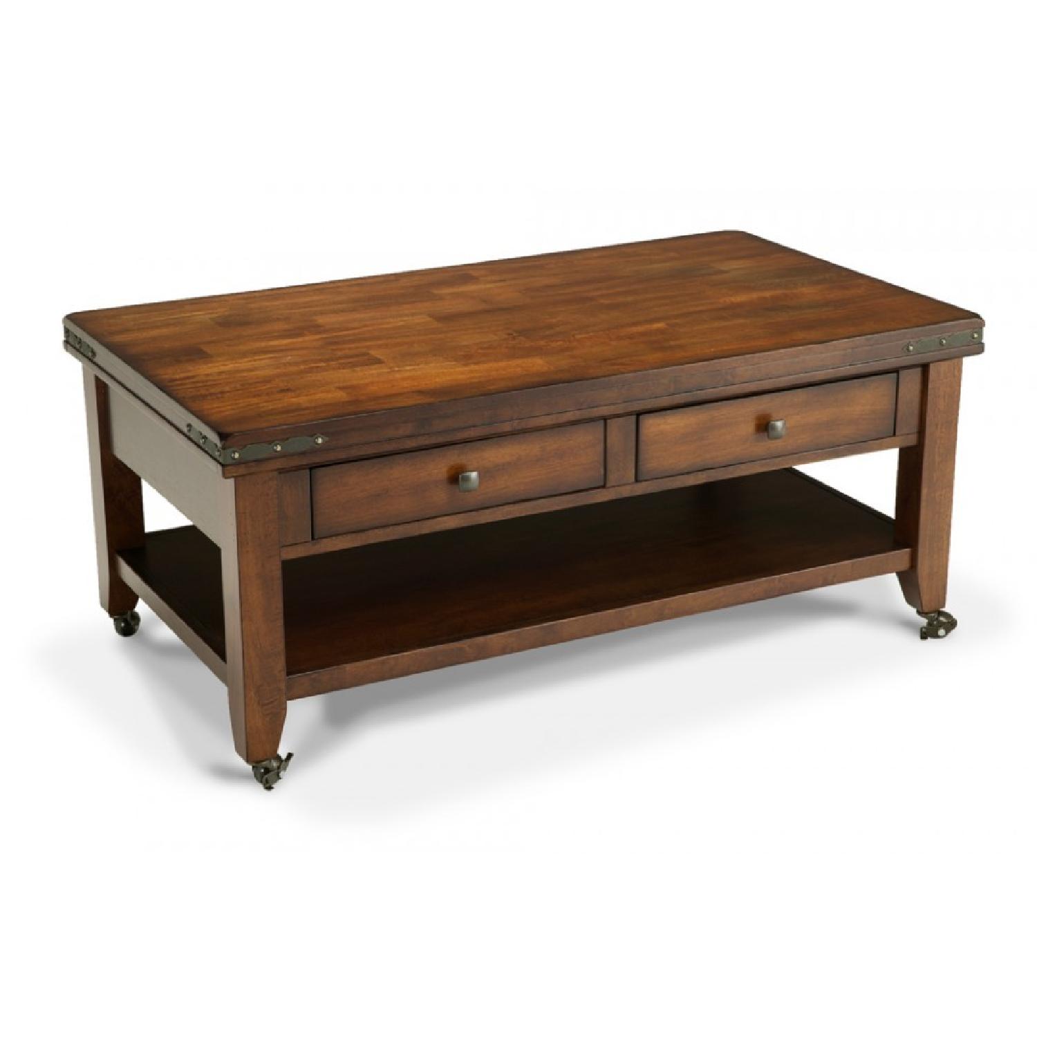 Bob's Wooden Coffee Table + Side Table - image-3