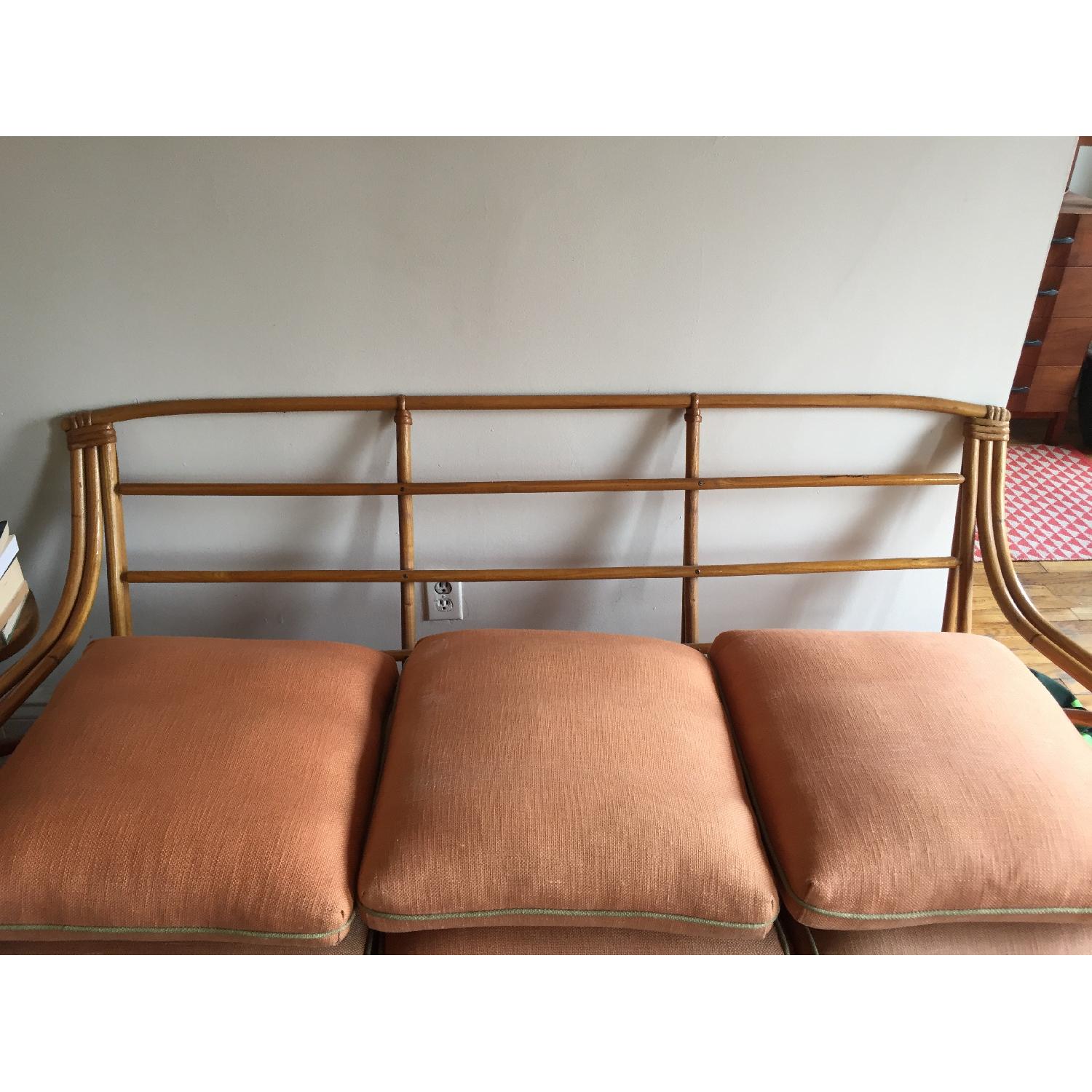 Vintage Heywood Wakefield Bamboo Sofa - image-4