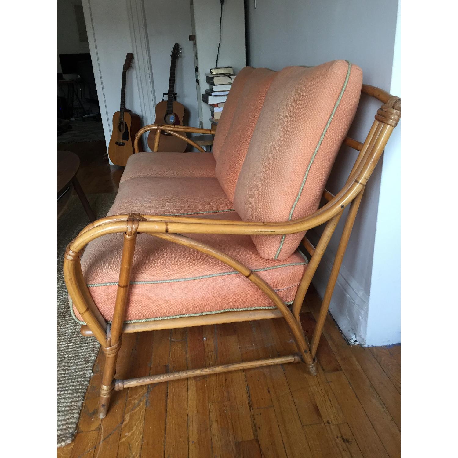 Vintage Heywood Wakefield Bamboo Sofa - image-5