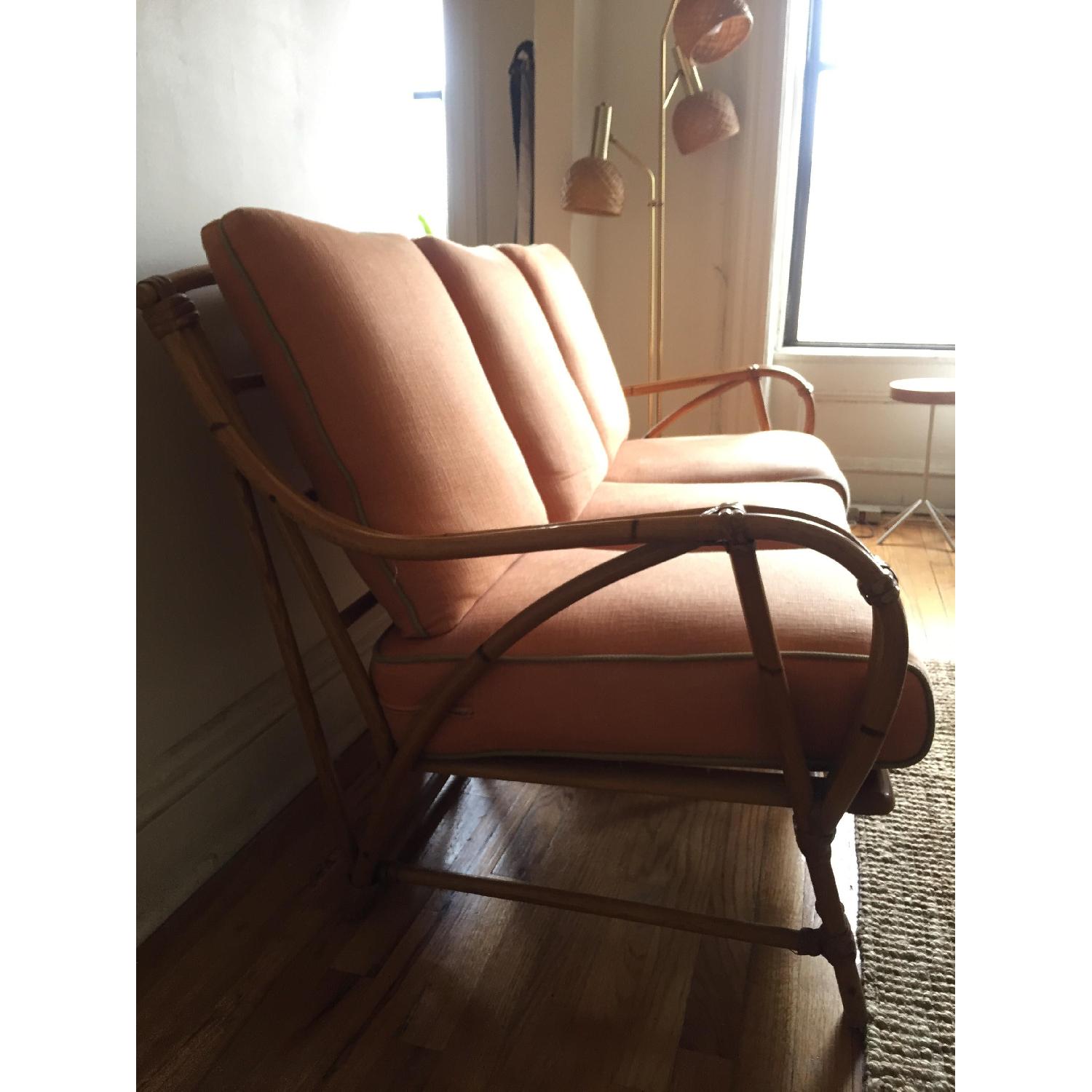 Vintage Heywood Wakefield Bamboo Sofa - image-6