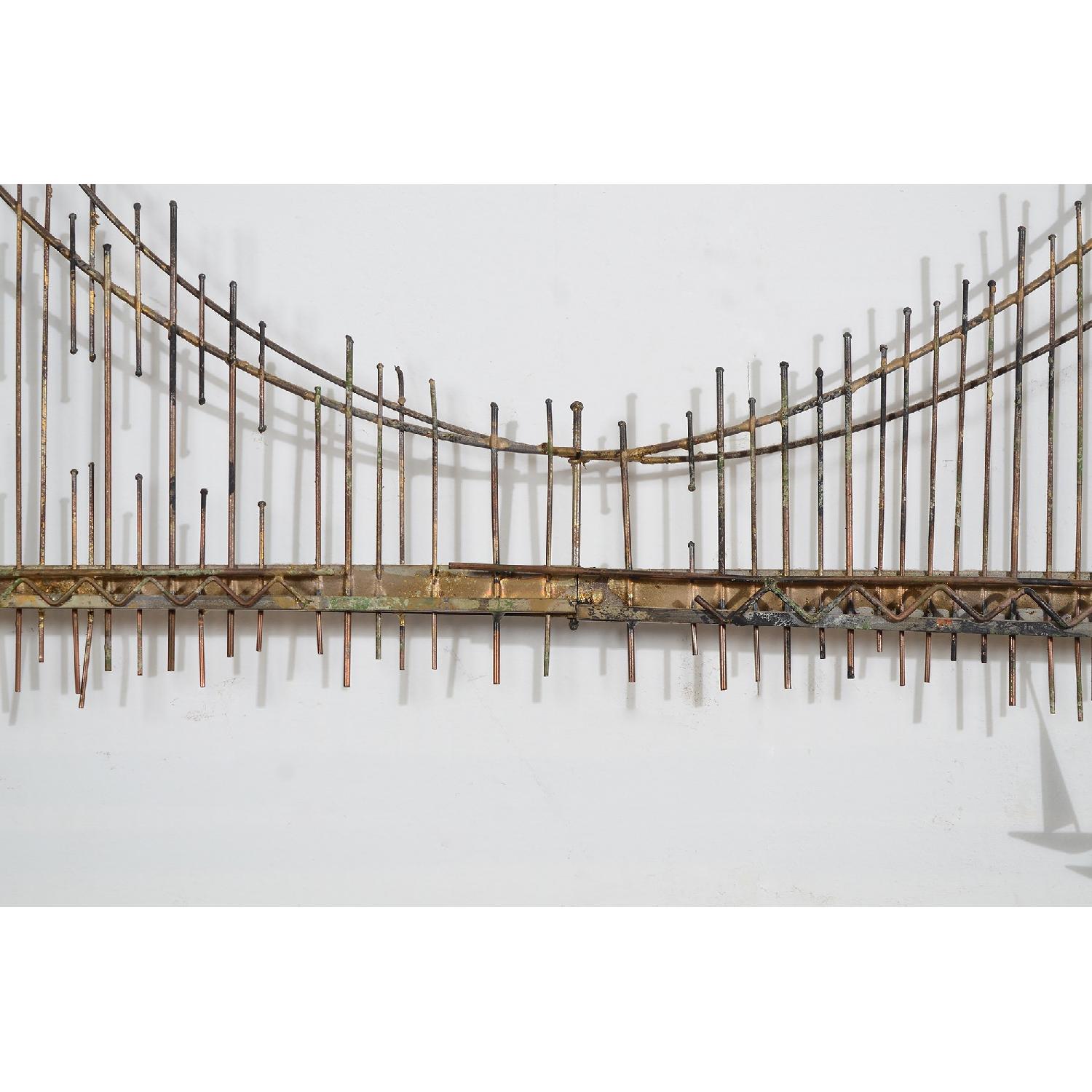 Curtis Jere Mid Century Modern Brutalist Wall Art - Golden Gate Bridge in San Francisco, CA - image-3