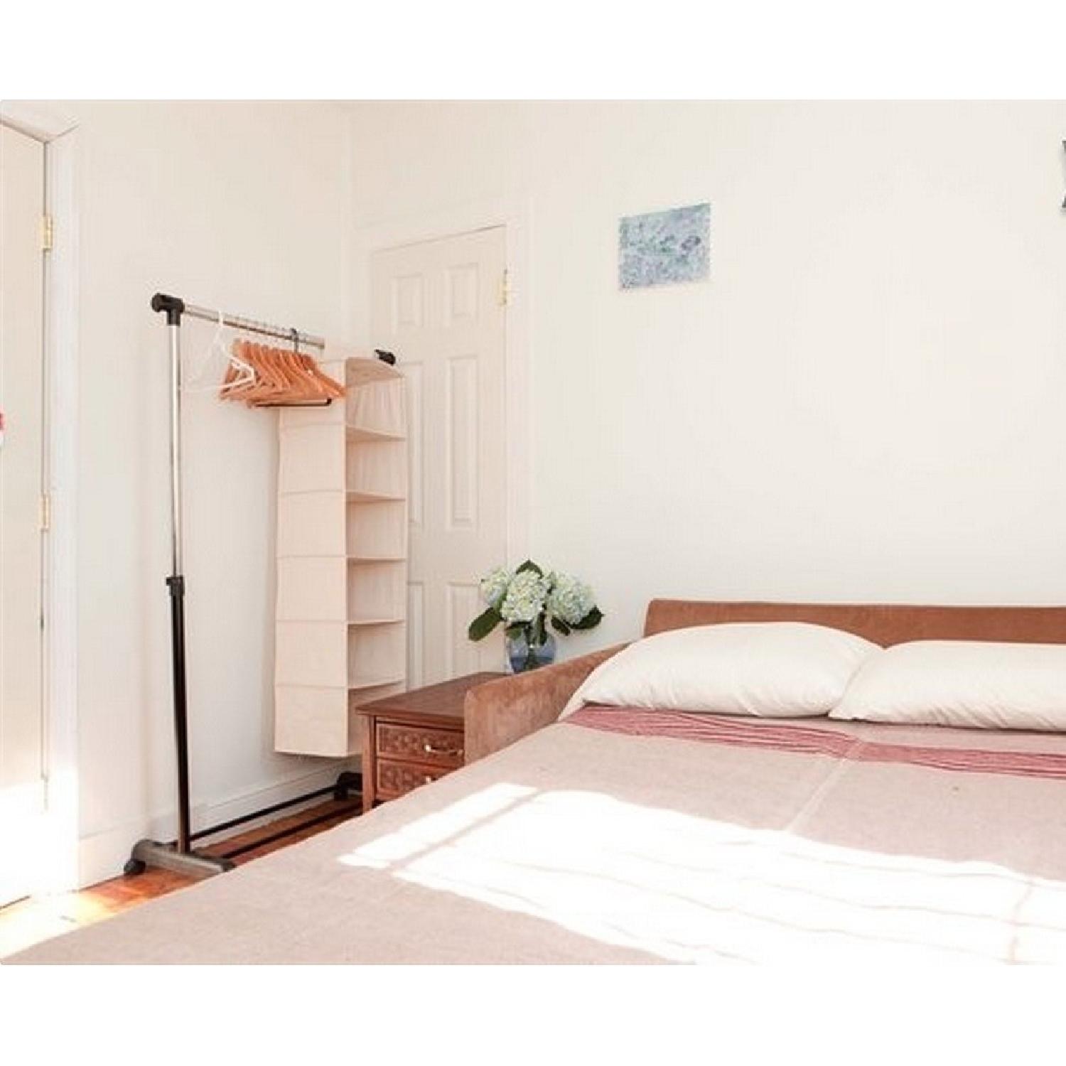 Jennifer Convertibles Corduroy FullSized PullOut Sofa AptDeco