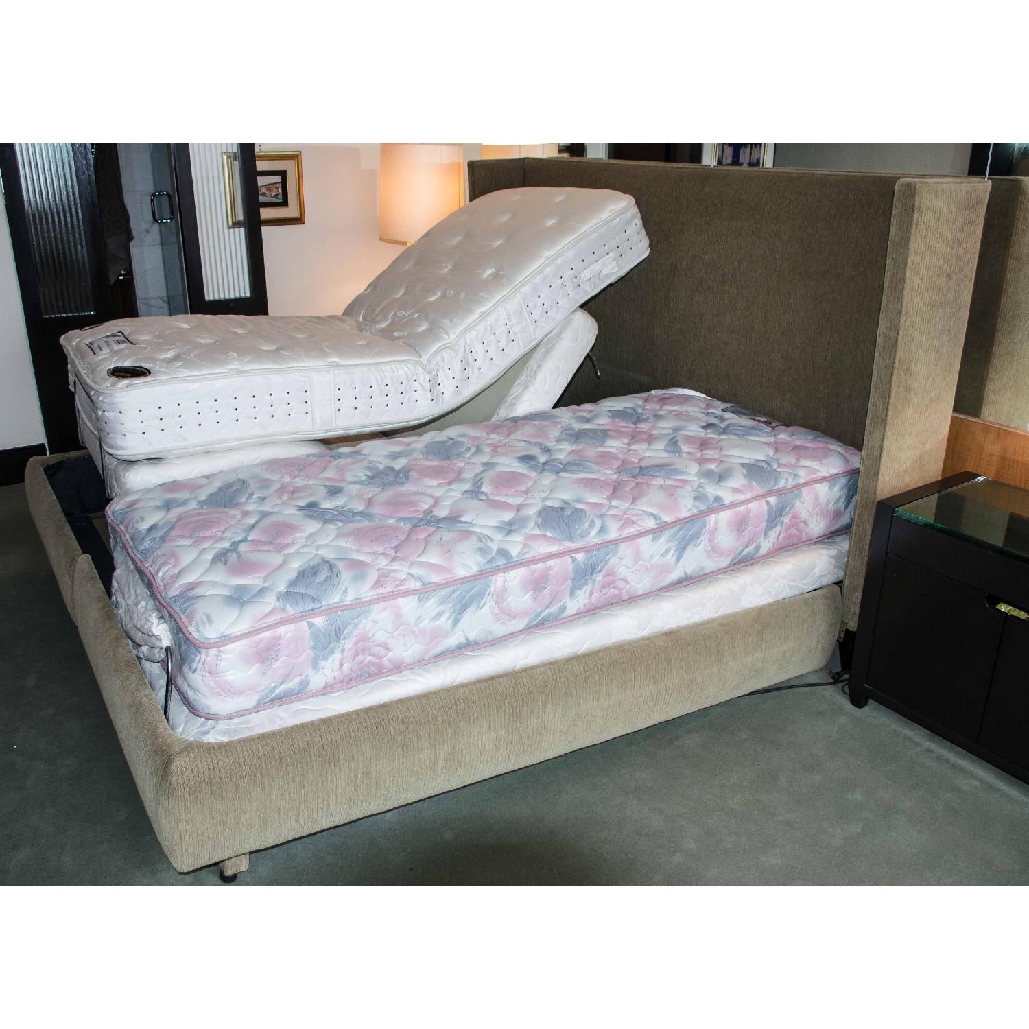 Joann'e Bed and Back Electric Adjustable Twin Size Beds with Remote Controls - image-1