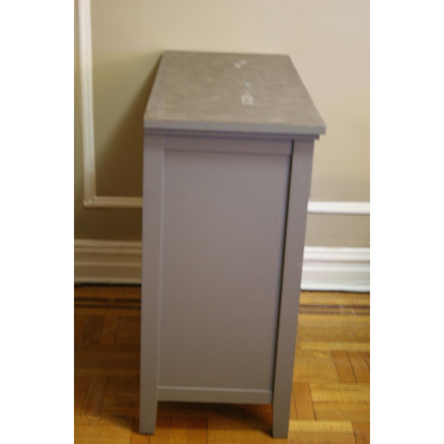 Crate & Barrel Grey 2 Piece Sideboard Cabinet - image-11