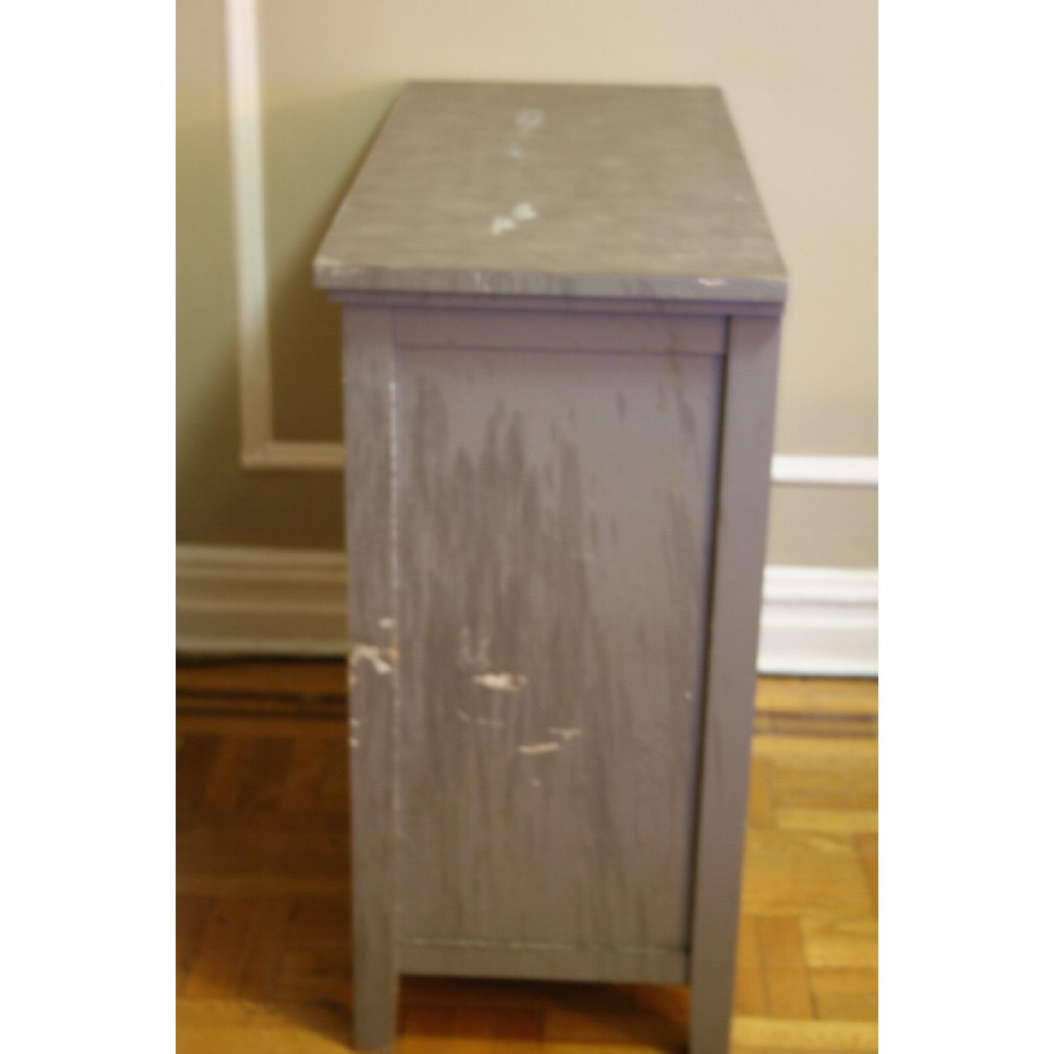 Crate & Barrel Grey 2 Piece Sideboard Cabinet - image-13